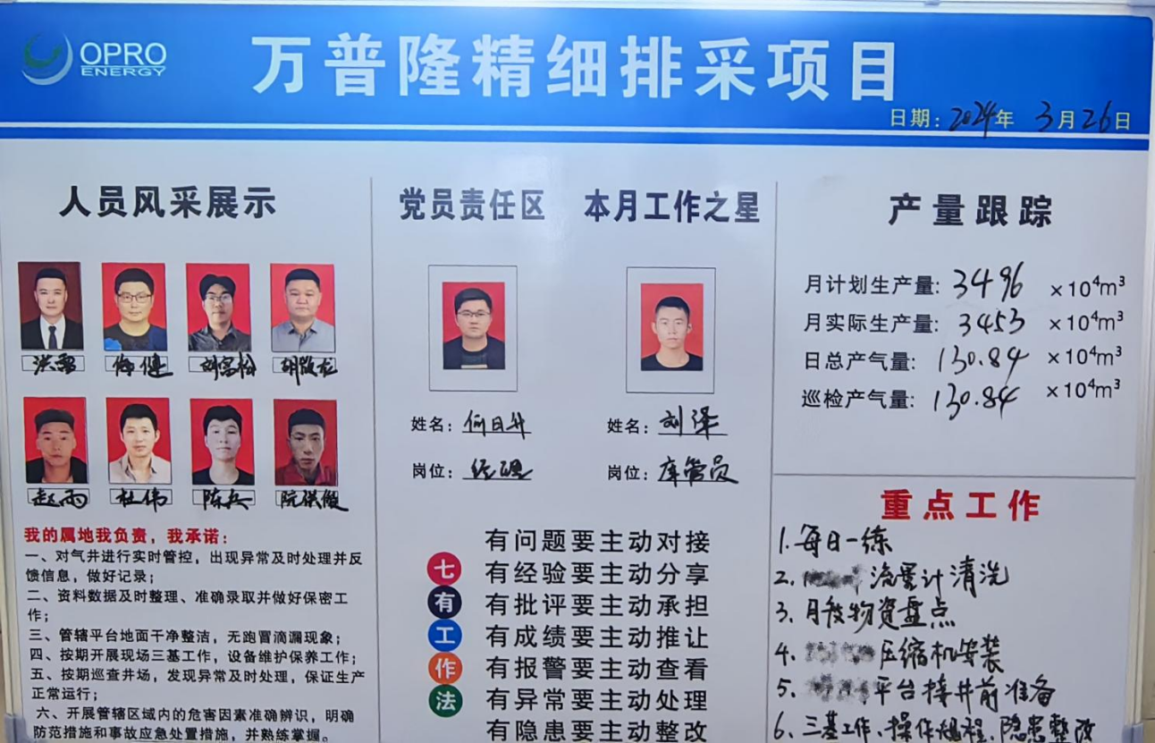 精細排采海壩項目部標桿建設之路 精細排采海壩項目部標桿建設之路